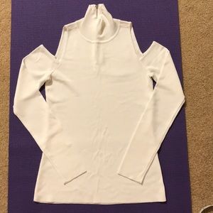 White House Black Market cold shoulder sweater